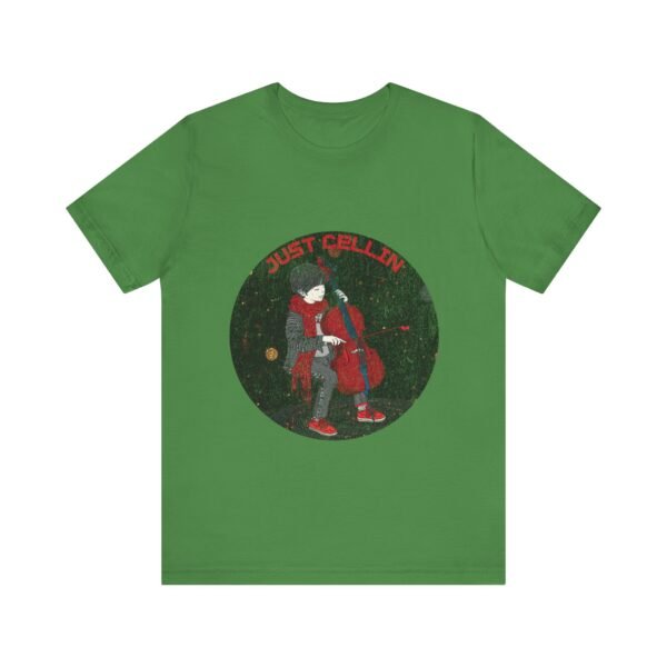 Music Lover T-Shirt, Just Cellin Cello Tee, Cello Player Shirt - Image 13