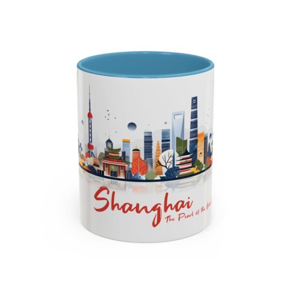 Shanghai, Unique Ceramic Tea Mug, Asian City Skyline Design, China Travel Gift - Image 17