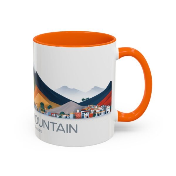 Colorful Rainbow Mountain Ceramic Coffee Cup, Gift for Nature Lover - Image 22