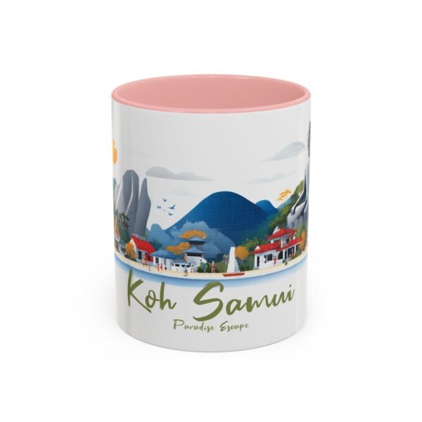 Koh Samui, Tropical Island Ceramic Cup, Beach Lover - Image 9