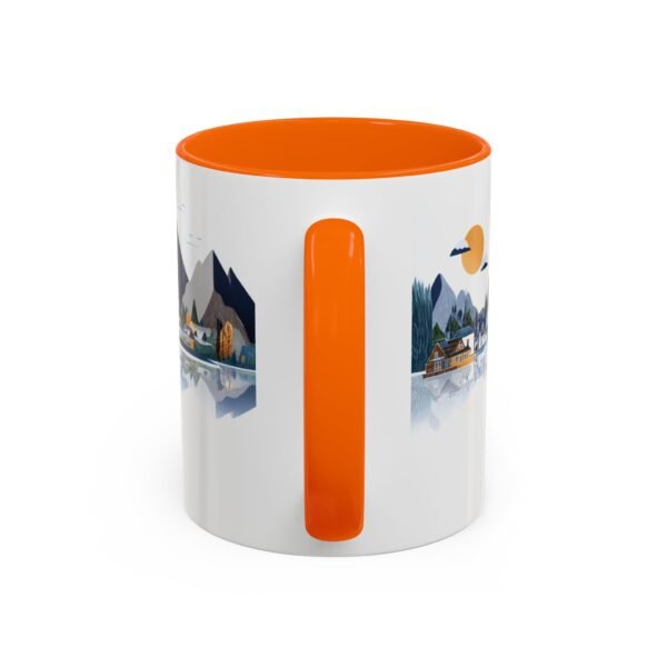Serene Lake Moraine Design Coffee Cup, Nature Lover, Mountain View, Outdoor Enthusiast Gift, Adventure - Image 24