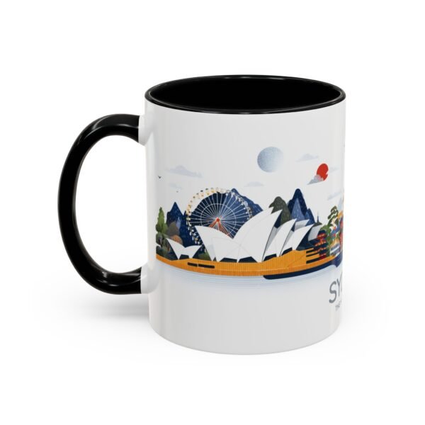 The Harbour City Coffee Cup, Scenic Landscape Drinkware - Image 3