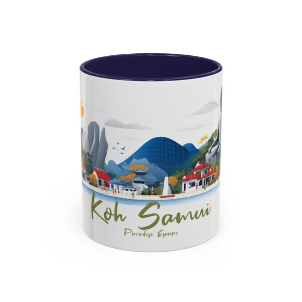 Koh Samui, Tropical Island Ceramic Cup, Beach Lover - Image 5