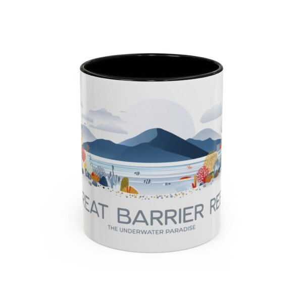 Great Barrier Reef , Ocean Lover Gift, Underwater Sea Life Decor, Australia Souvenir, Vacation Beach House Mug