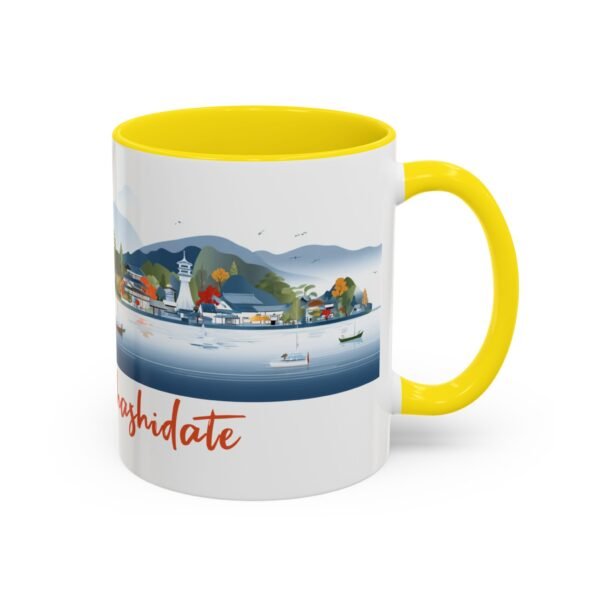 Amanohashidate Bridge to Heaven Design, Japanese Ceramic Tea Cup, Japan Mountain Landscape - Image 26
