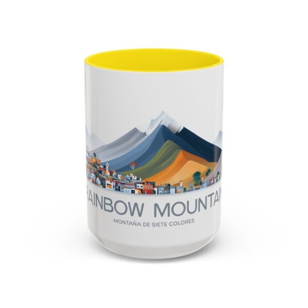 Colorful Rainbow Mountain Ceramic Coffee Cup, Gift for Nature Lover - Image 33