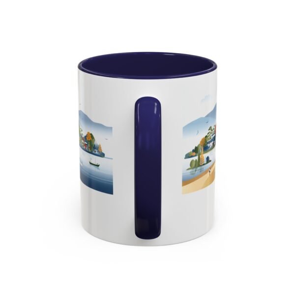 Amanohashidate Bridge to Heaven Design, Japanese Ceramic Tea Cup, Japan Mountain Landscape - Image 8