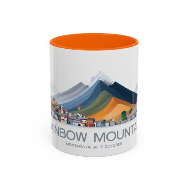 Colorful Rainbow Mountain Ceramic Coffee Cup, Gift for Nature Lover - Image 21