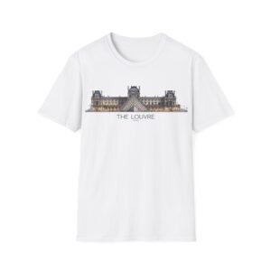 Louvre Paris Souvenir T-Shirt, France Travel Shirt, French Vacation Top, Parisian Museum Apparel