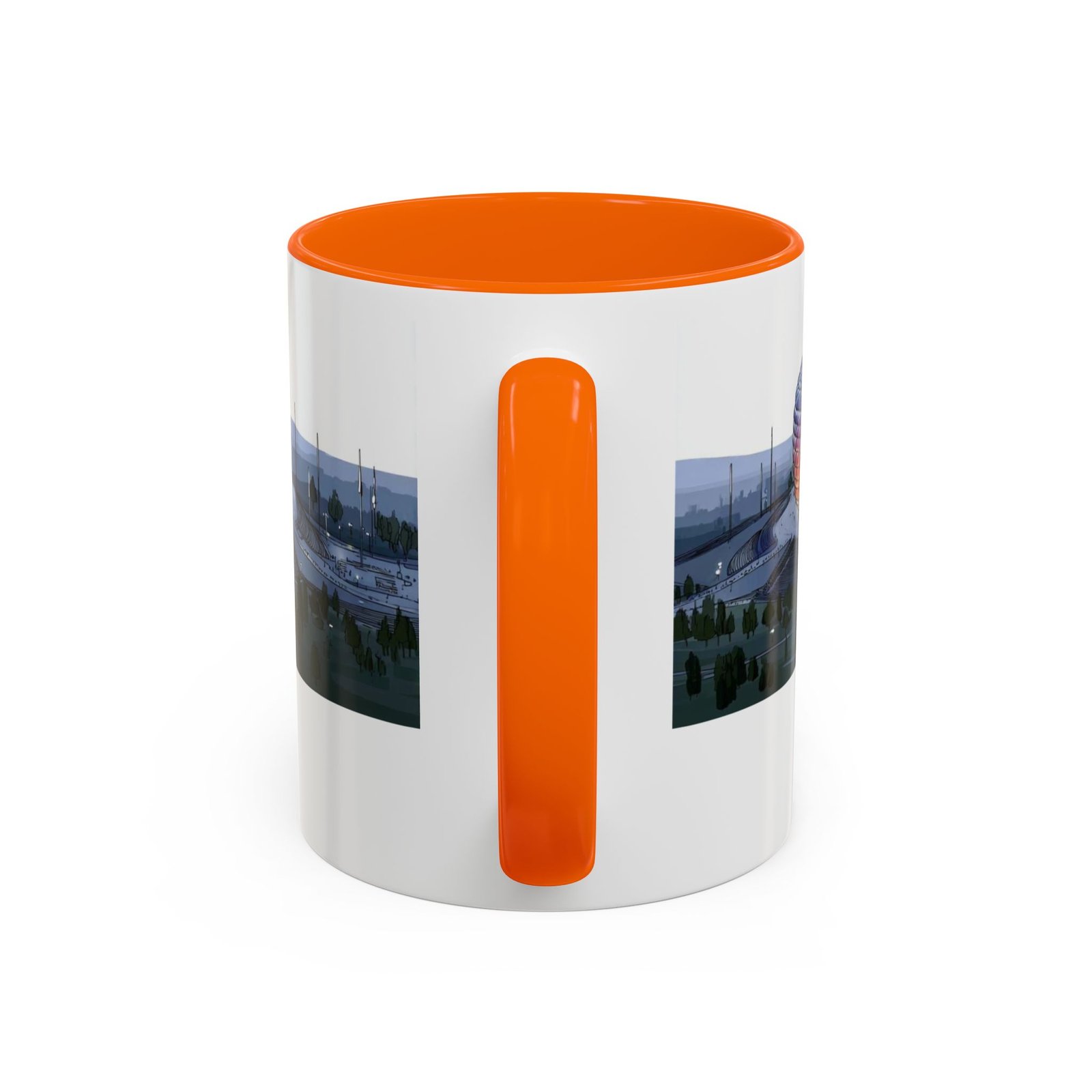 Allianz Arena Munich Coffee Mug, Vibrant Lights And Game Spirit - Image 24