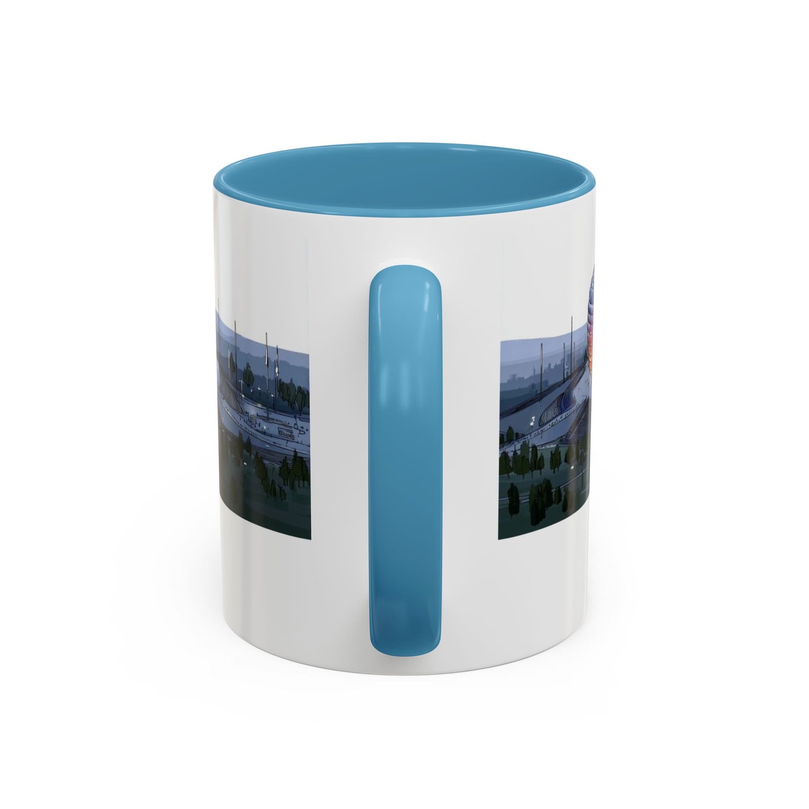Allianz Arena Munich Coffee Mug, Vibrant Lights And Game Spirit - Image 20