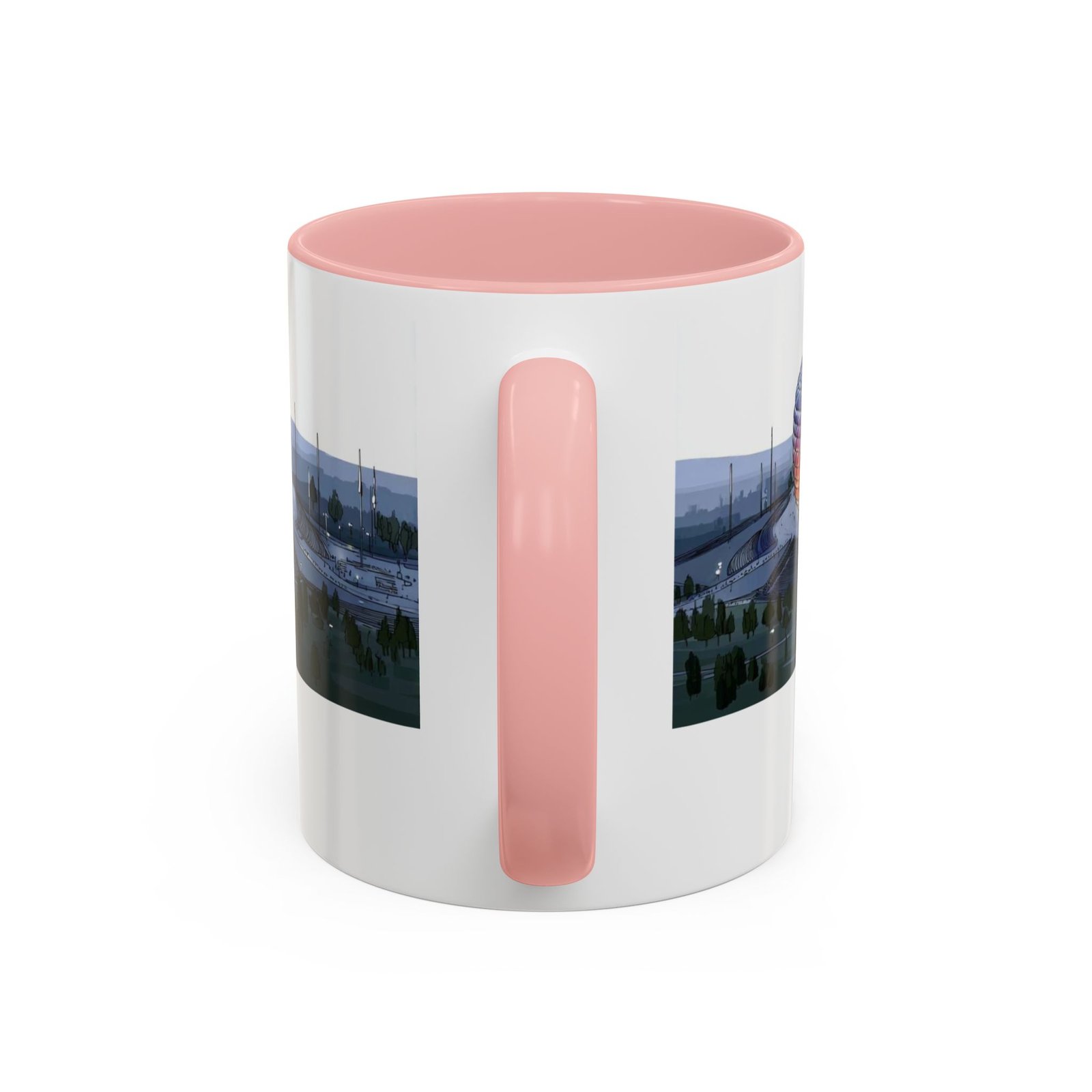 Allianz Arena Munich Coffee Mug, Vibrant Lights And Game Spirit - Image 12